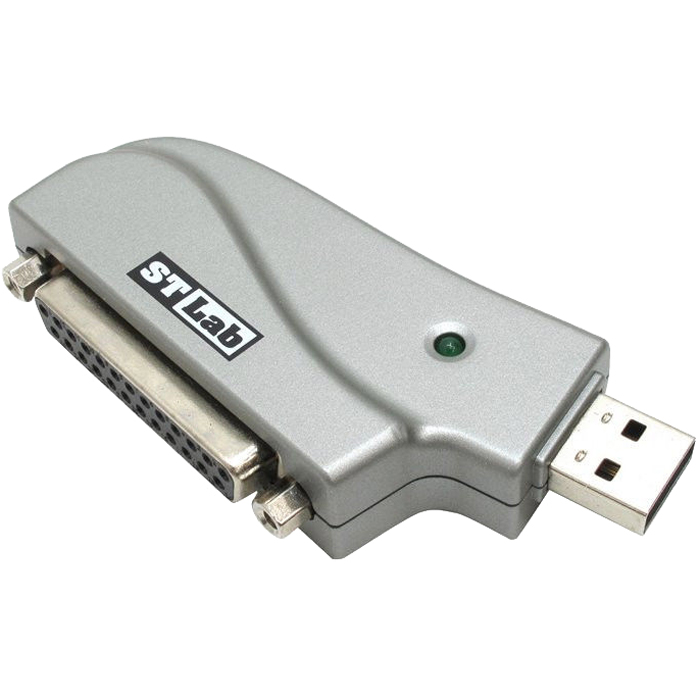 Кабель USB 2.0(Am)-LPT(25f), серый STLab