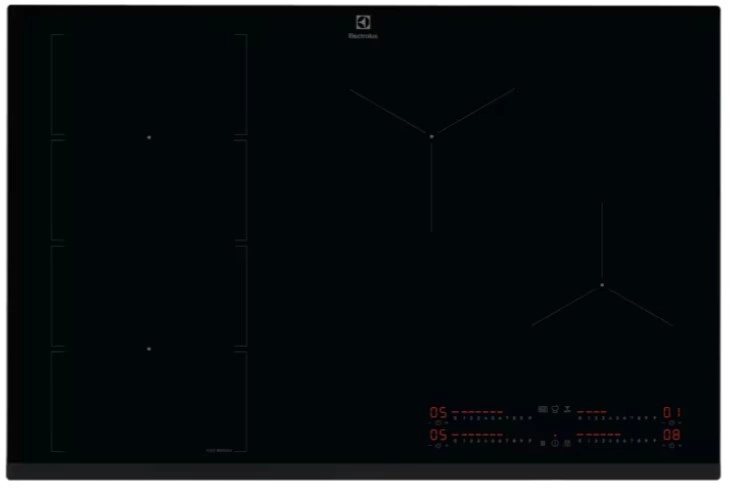 Индукционная варочная панель ELECTROLUX EIV85453 4 конфорки, черный