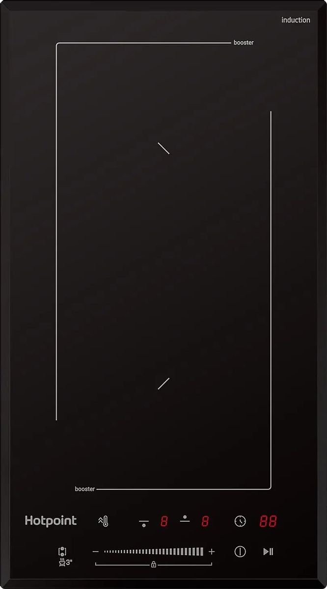 Индукционная варочная панель HOTPOINT HS 1430 BA 2 конфорки, черный