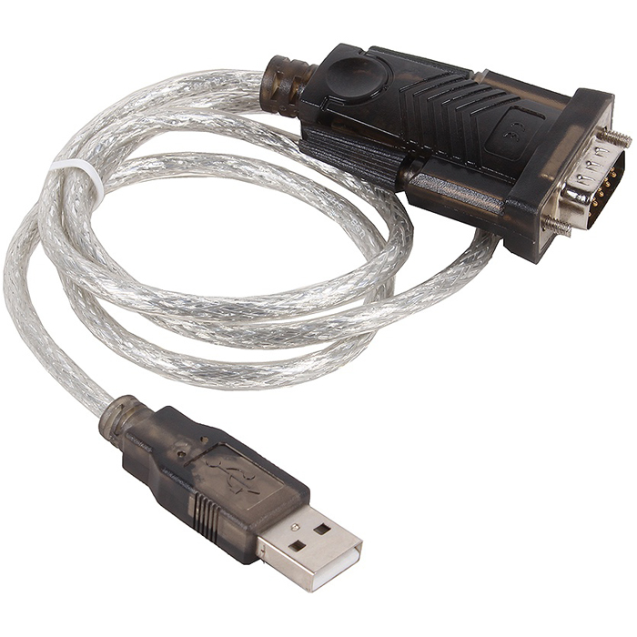 

Кабель-адаптер USB(AM)/COM(DB9M), 1.8m, Orient (USS-101N18), Прозрачный