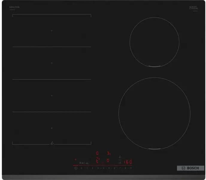 Индукционная варочная панель Bosch PIX631HC1E 4 конфорки, черный
