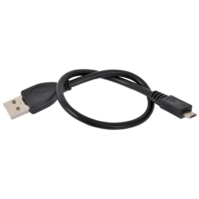 

Кабель USB 2.0 AM-microBM Gembird, 0.3m (CCP-mUSB2-AMBM-0.3M), Черный