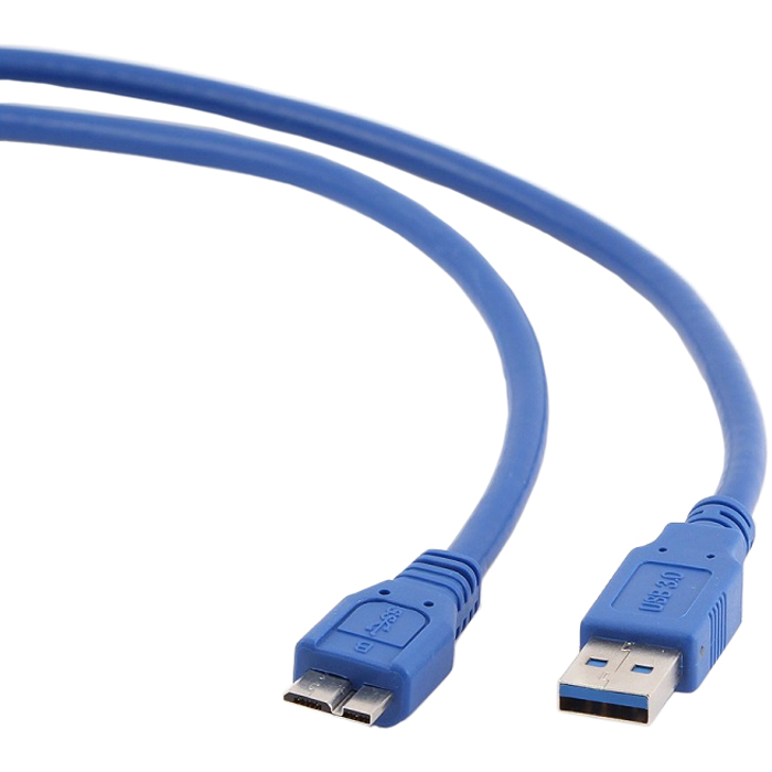 

Кабель USB 3.0 A-microB Gembird Cablexpert, 0.3m (CCP-MUSB3-AMBM-1), Синий