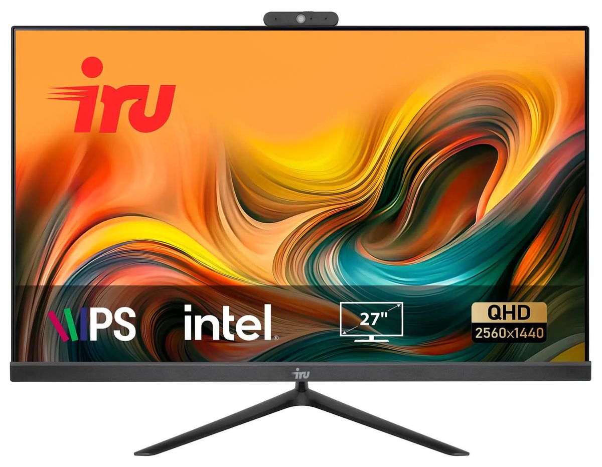 Моноблок IRU Tactio 27IH6K 27", Intel Core i5-12400, 16Gb, 1Tb, без ОС