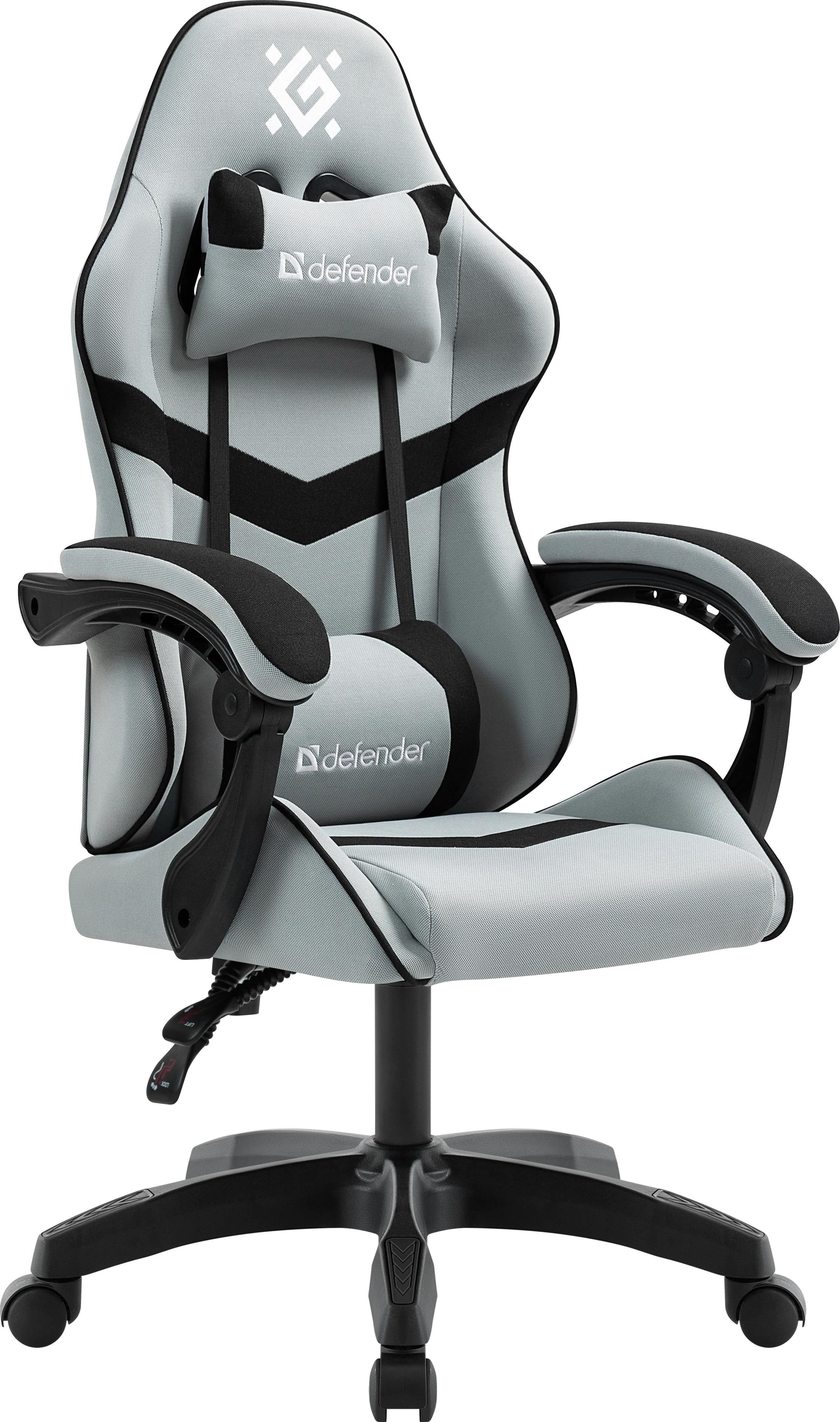 Кресло игровое Defender Savage, серый/черный