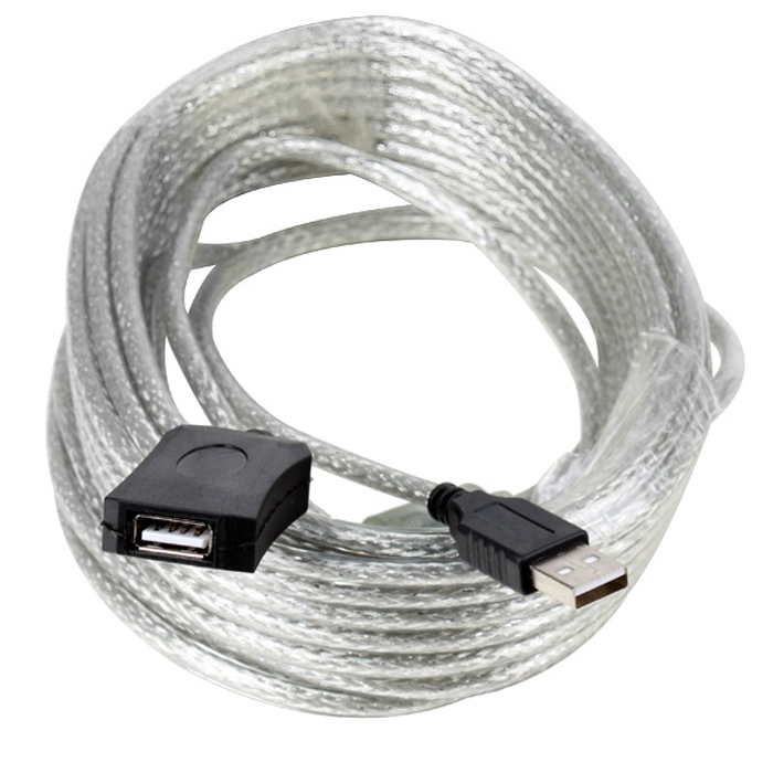 

Кабель-удлинитель USB(Am)-USB(Af), 10 м, прозрачный, AOpen (ACU823-10M)