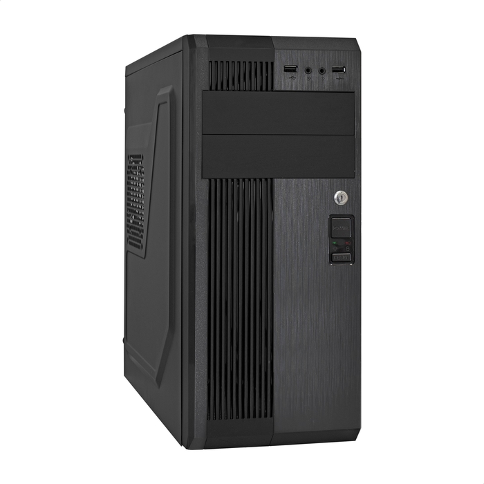 

Корпус ExeGate UN-605B 400W, ATX, Midi-Tower, черный, 400 Вт (EX283221RUS), UN-605B 400W