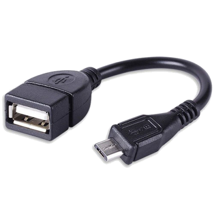 OTG кабель Glossar USB - micro USB (20 см)