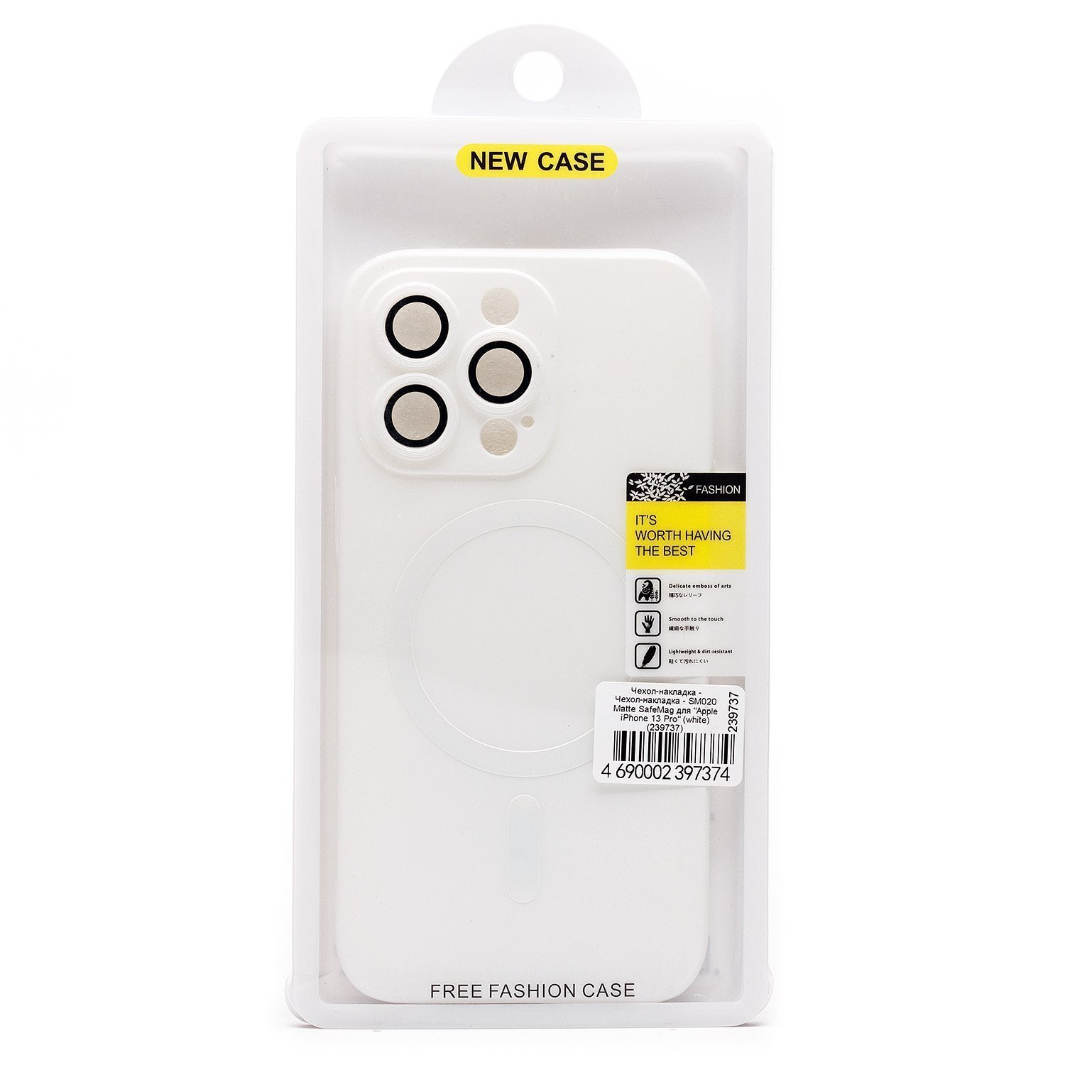 Чехол-накладка Activ SM020 Matte SafeMag для смартфона Apple iPhone 13 Pro, белый
