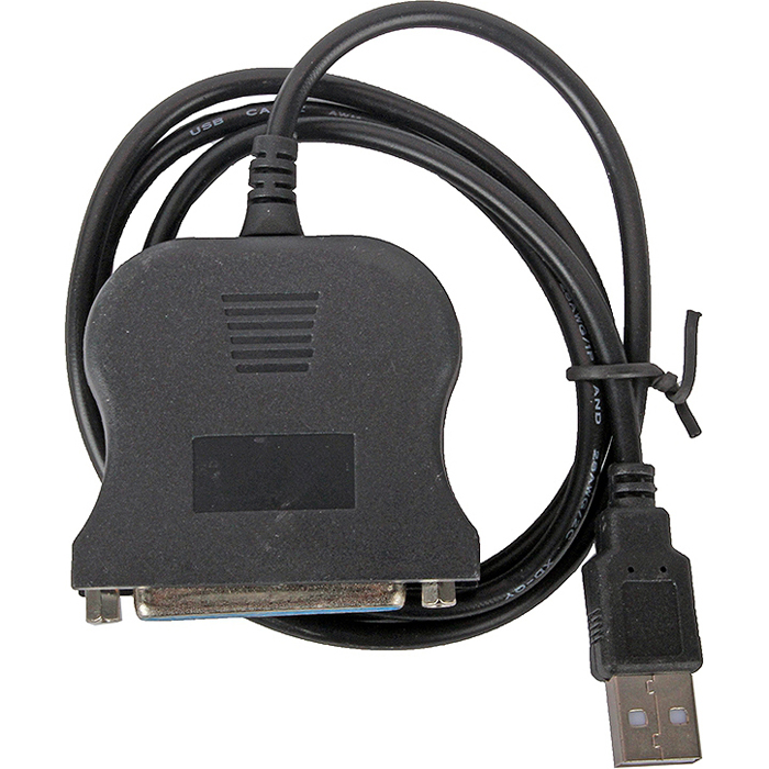 

Переходник Orient USB-LPT 0.8m (ULB-225), Черный