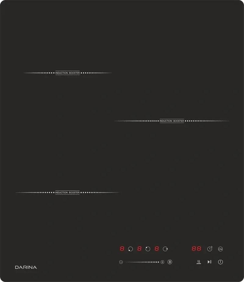 Индукционная варочная панель DARINA 6P EI 3302 B 3 конфорки, черный