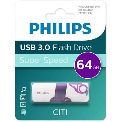 Флешка 64Gb PHILIPS CITI