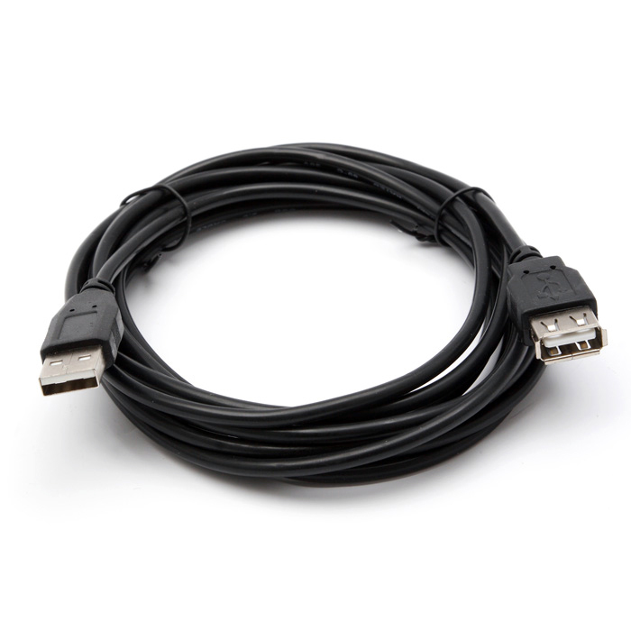 

Кабель USB 2.0 AM/AF 1.8m Sven (00456), Черный