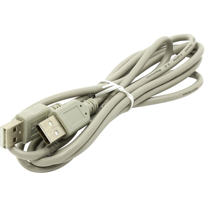 

Кабель USB(Am)-USB(Am), 1.8 м, белый, 5bites (UC5009-018C)