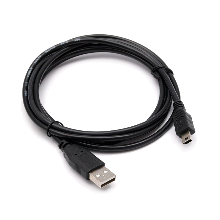 

Кабель 5bites UC5007-018C USB2, AM/mini 5pin, 1.8m, Черный
