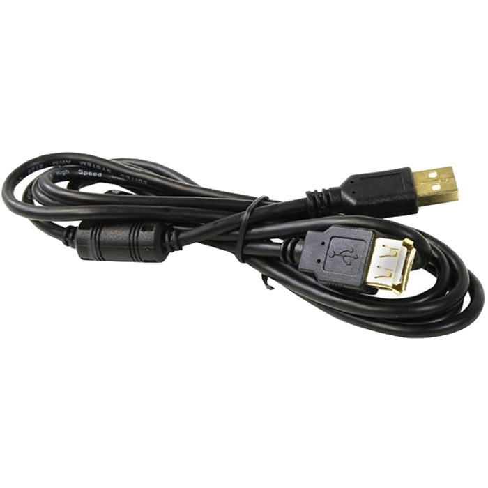 Кабель-удлинитель USB(Am)-USB(Af), 1.8 м, черный, 5bites