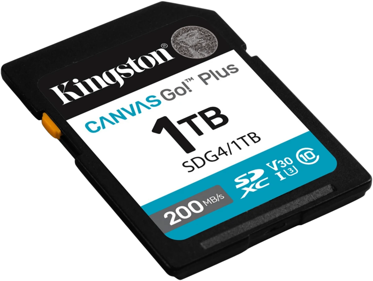 Карта памяти SDXC Kingston 1Tb Class 10 UHS-I U3 (SDG4/1TB)