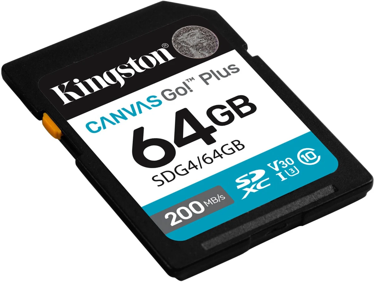 Карта памяти SDXC Kingston 64Gb Class 10 UHS-I U3 (SDG4/64GB)
