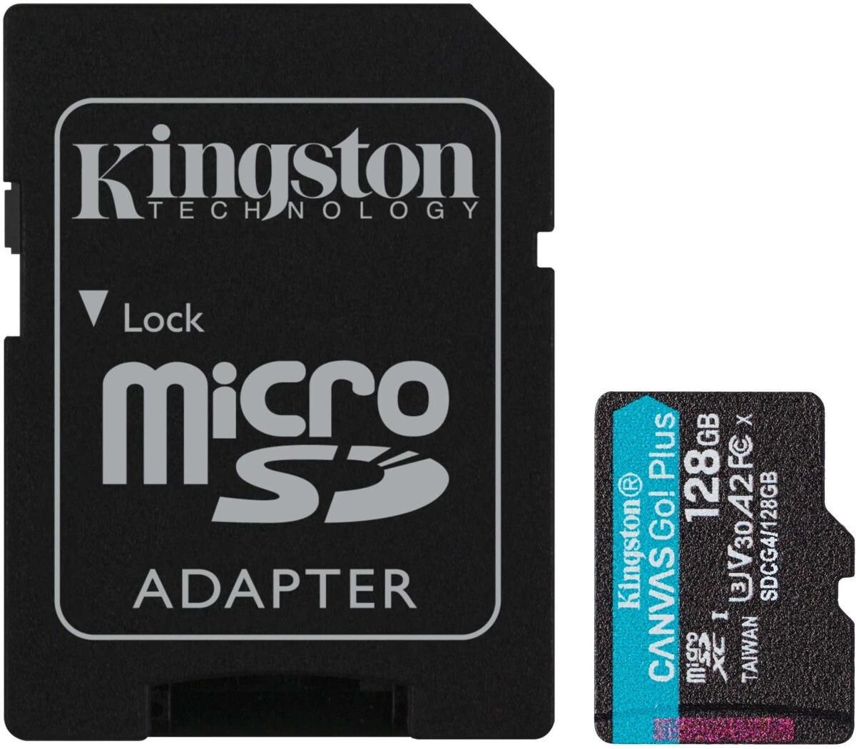 Карта памяти microSDXC Kingston 128Gb Class 10 UHS-I U3 (SDCG4/128GB)