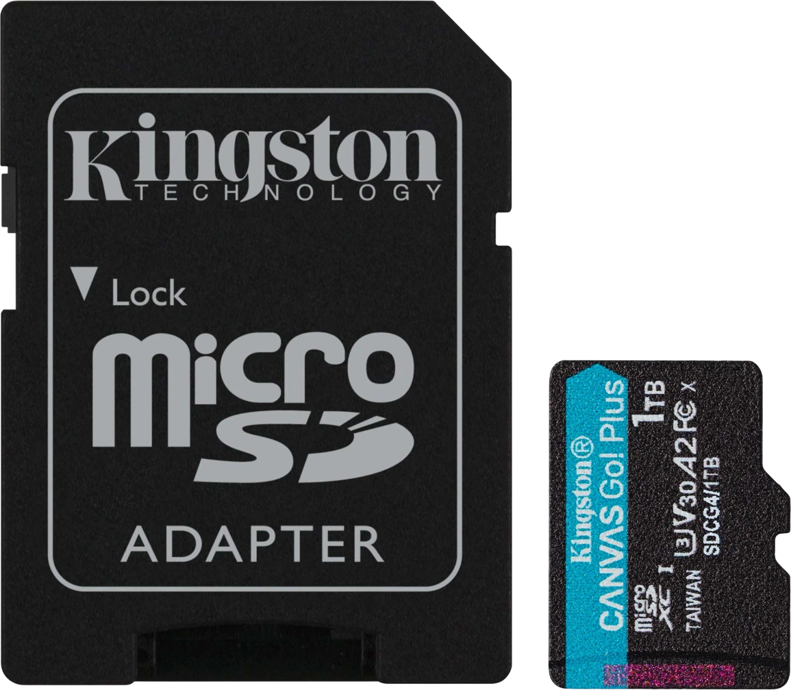 Карта памяти microSDXC Kingston 1Tb Class 10 UHS-I U3 (SDCG4/1TB)