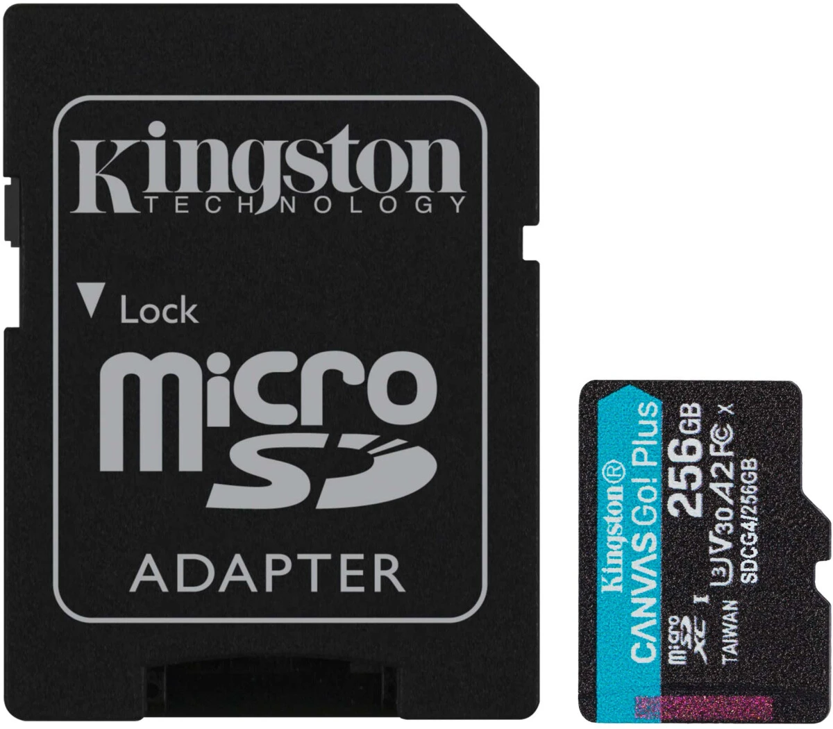 Карта памяти microSDXC Kingston 256Gb Class 10 UHS-I U3 (SDCG4/256GB)