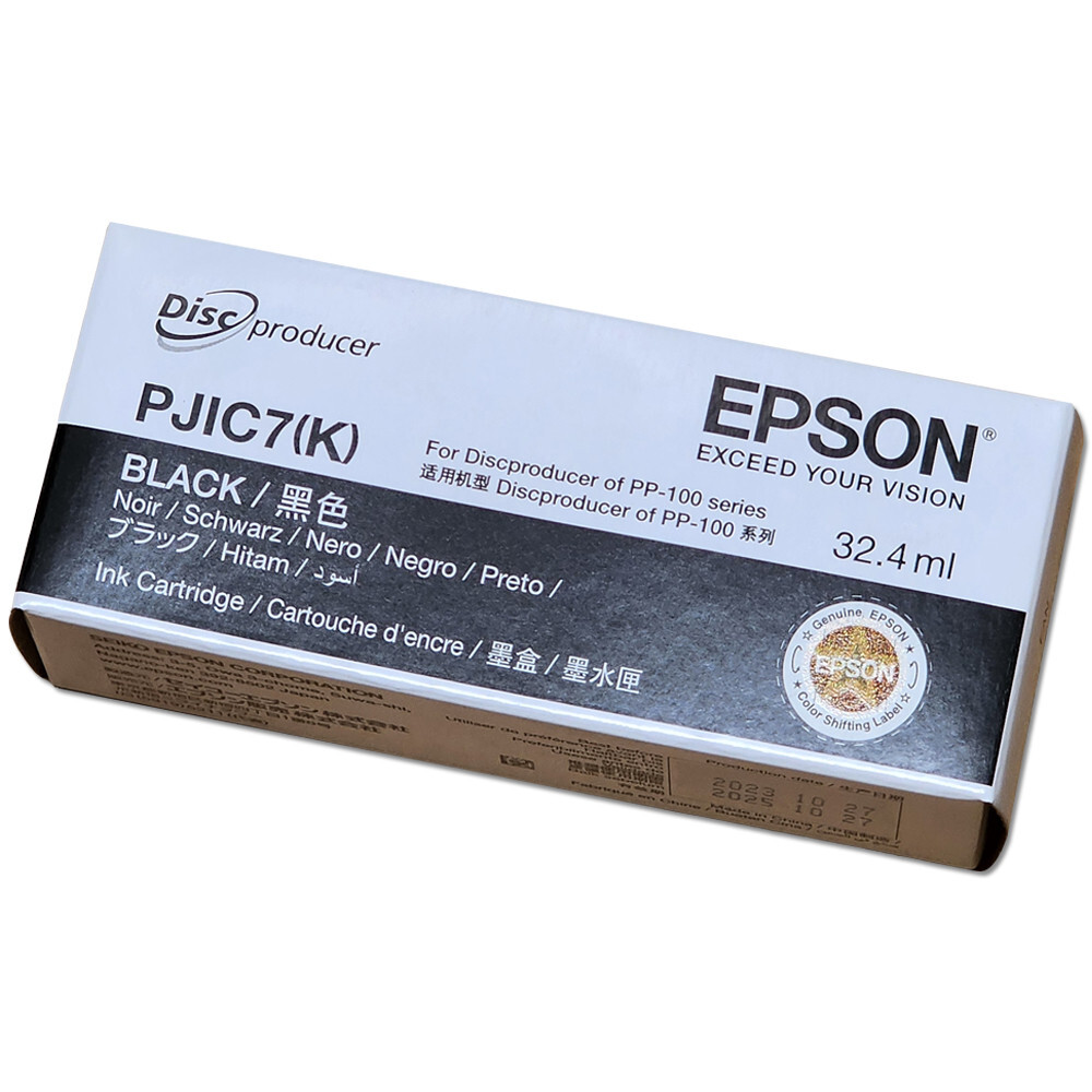 Картридж Epson PJIC7(K) (C13S020693), черный, 32.4 мл