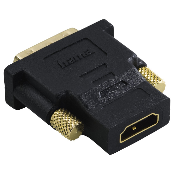 

Адаптер HDMI(f)-DVI-D(m) Hama, черный (H-34035/00034035)