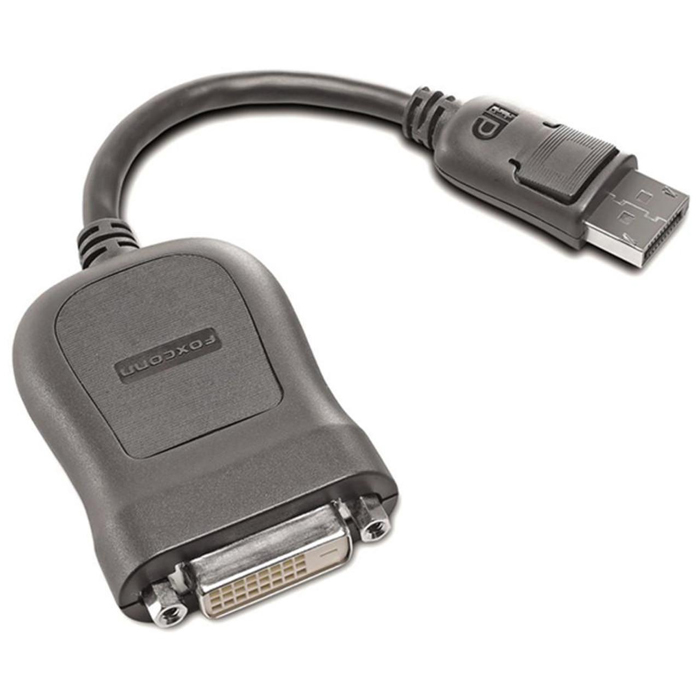 

Переходник Lenovo ThinkCentre DisplayPort to DVI-D (45J7915), Черный