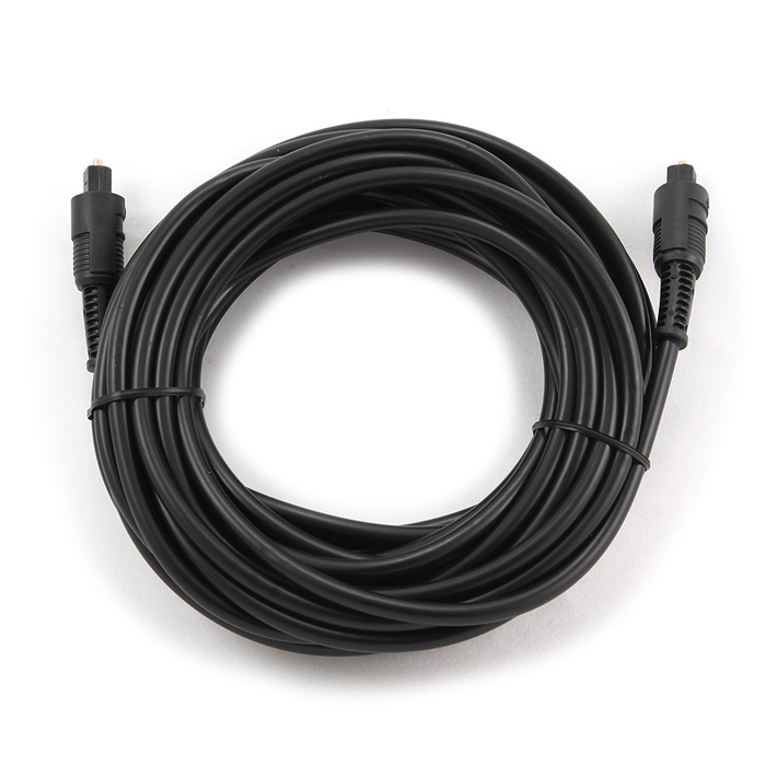 

Кабель оптический Gembird CC-OPT-7.5M Toslink 2xODT M/M, 7.5м, Черный