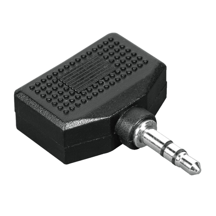 

Адаптер Hama Jack 2x3.5-Jack 3.5, черный (H-43353)