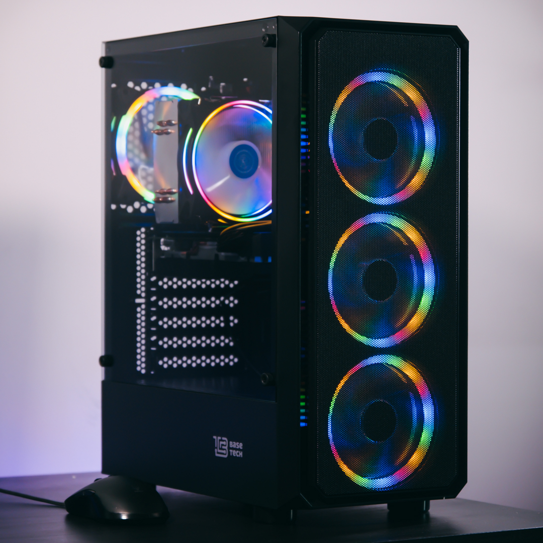 ПК BaseTech Gaming BSGMD02 Intel Xeon E5 2650v2, 64Gb DDR3, 1Tb SSD, RX 580, Без ОС