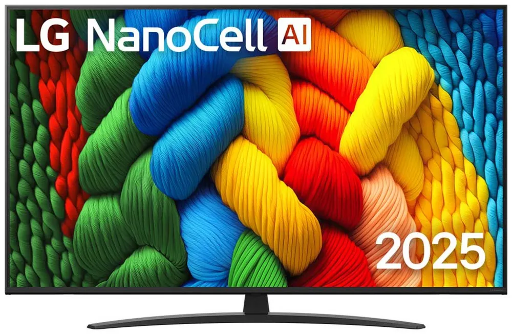 Телевизор 65" LG 65NANO81A6A, 3840x2160, черный