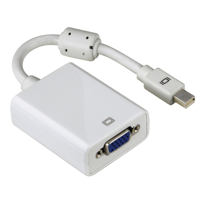 

Переходник (адаптер) Mini DisplayPort(M)-VGA(15M), белый Hama (H-53247)