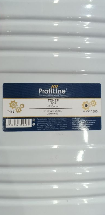 

Тонер ProfiLine T112, бутыль 1 кг, черный, совместимый для Canon LJ PRO M402/M506, CF226/CF287/052 (PL_TNR_T112_1000_B), PL_TNR_T112_1000_B