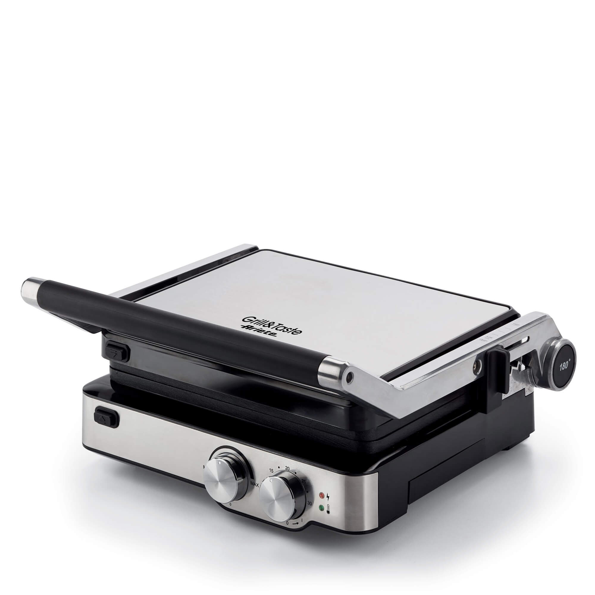 Гриль Ariete Grill & Taste 1918/00 2 кВт, серебристый/черный