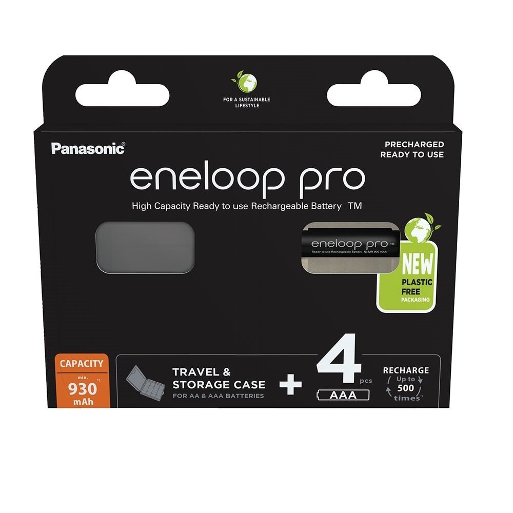 Аккумулятор Panasonic eneloop pro, AAA, 930 мА·ч, 4 шт