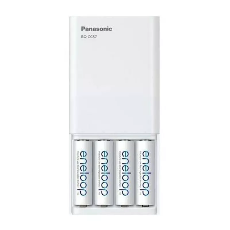 Аккумуляторная батарейка + Зарядное устройство Panasonic BQ-CC87/4xBK-3MCCE