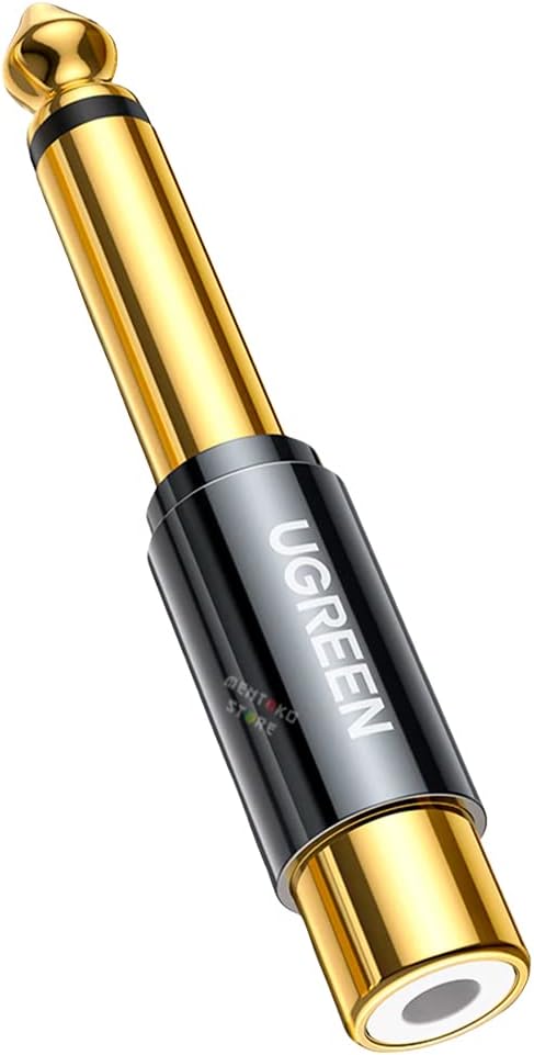 переходник Jack 6.35mm(M) RCA(F), UGREEN AV169