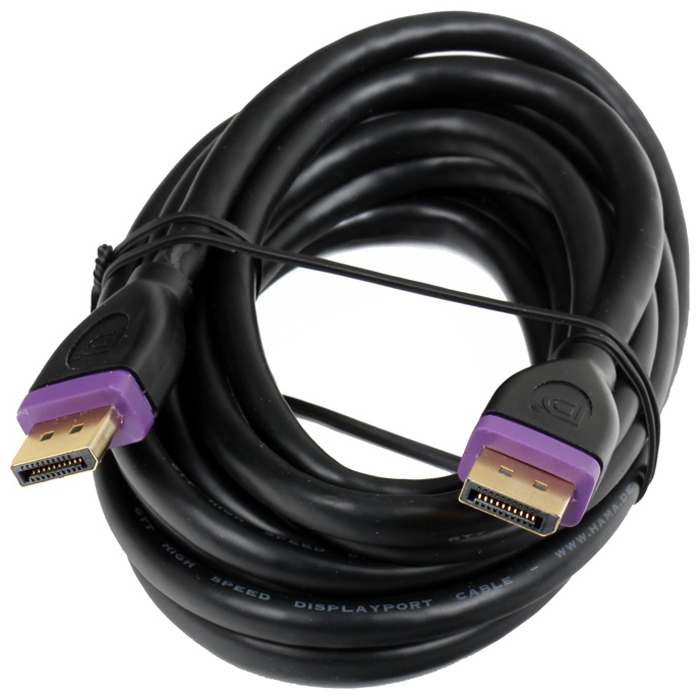 

Кабель DisplayPort(20M)-DisplayPort(20M), 3 м, черный Hama (H-78443)