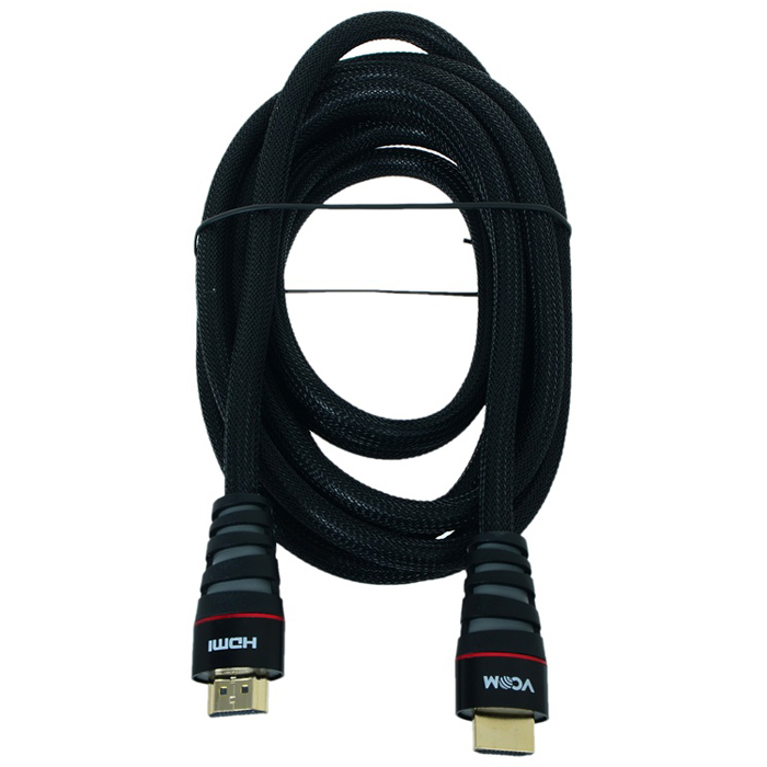 

Кабель HDMI-HDMI v2.0 VCOM, 3m (CG526S-3MB), Черный