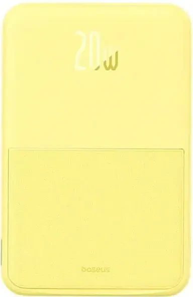 Портативный аккумулятор (Powerbank) BASEUS MagPro, 5000 мА·ч, желтый