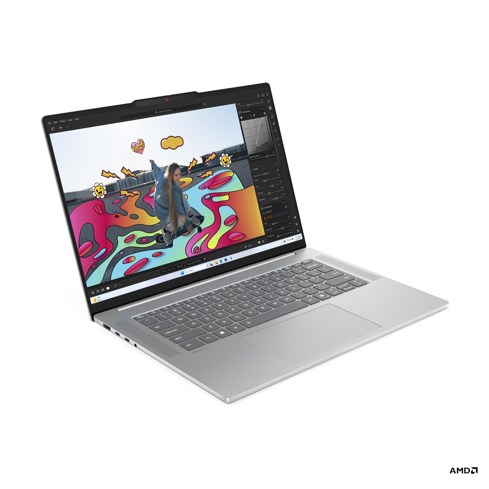 Ноутбук 15.1" Lenovo IdeaPad Slim 5 15ARP10, серый (83J3001YRK_Win11P)