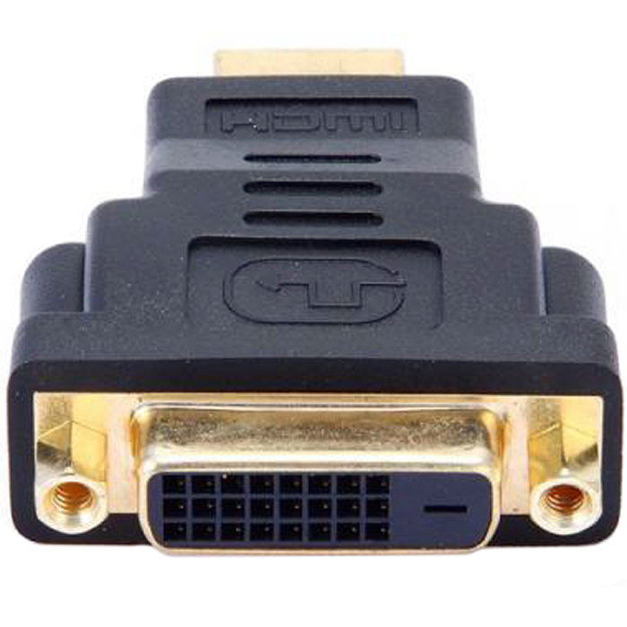

Переходник (адаптер) HDMI(19M)-DVI(M), черный Cablexpert (A-HDMI-DVI-3)