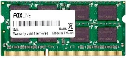 Память DDR4 SODIMM 8Gb, 3200MHz Foxline (FL3200D4S22D-8GSE)