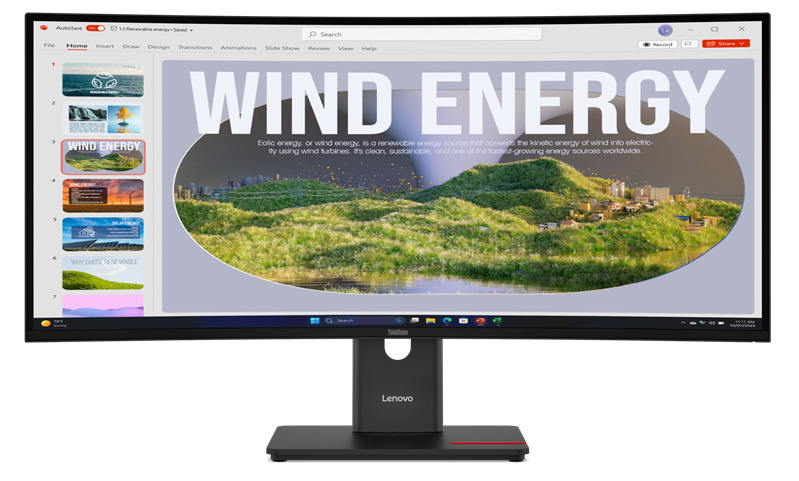 Монитор 34" Lenovo ThinkVision T34WD-40 черный