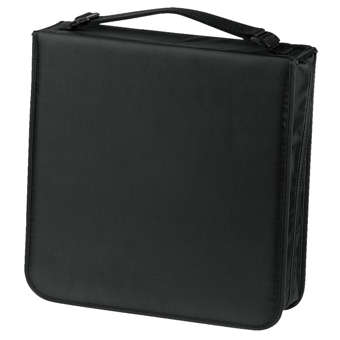 

Портмоне для CD/DVD Hama Nylon, 208 CD, черный (H-33835), Nylon