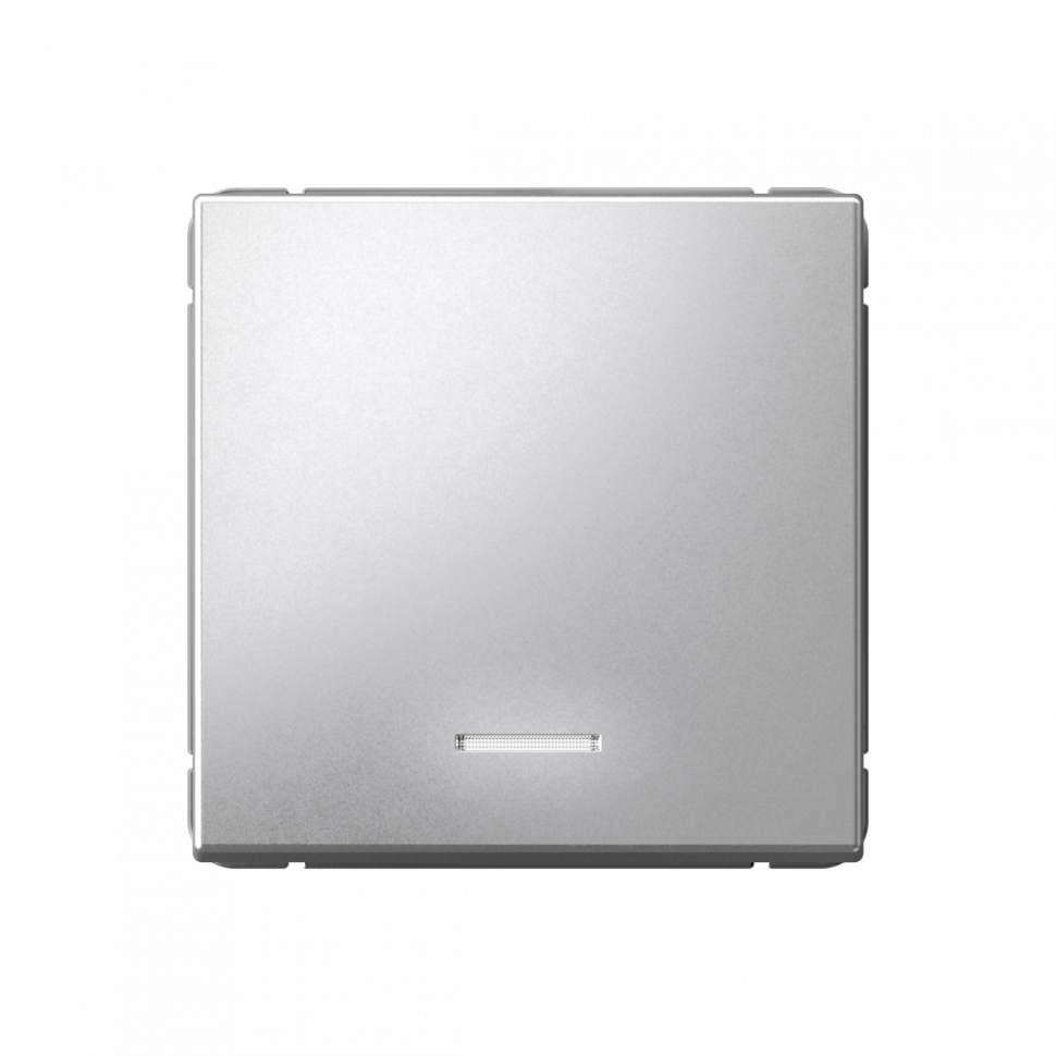 Выключатель Systeme Electric, 1кл., алюминий