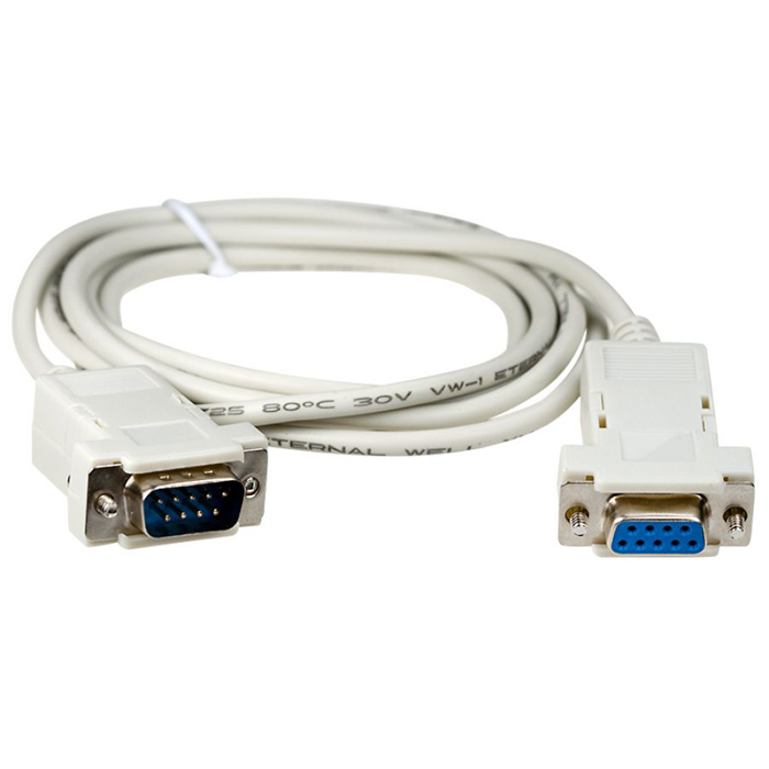 Кабель Gembird CC-133-6, COM 9M-RS-232 9pin - мама, 1.8 м, белый