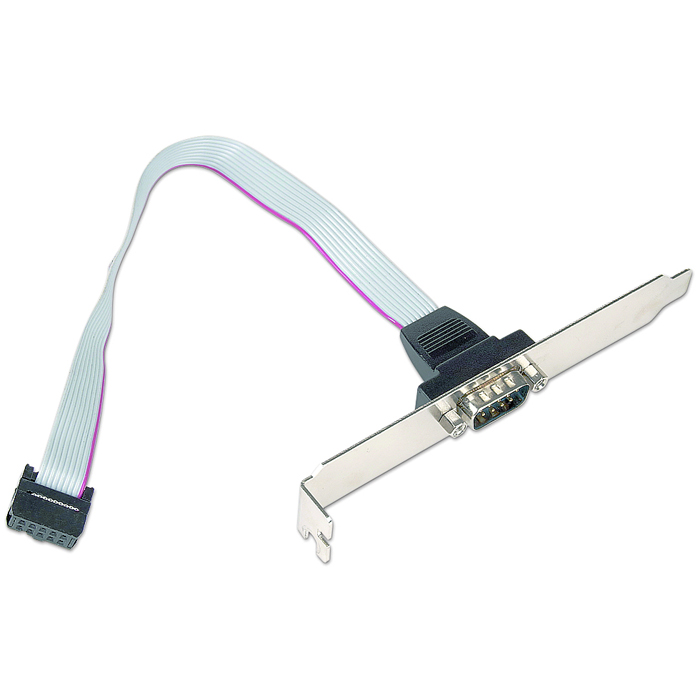 Кабель Gembird CCDB9RECEPTACLE, IDC 2x5-COM, серебристый