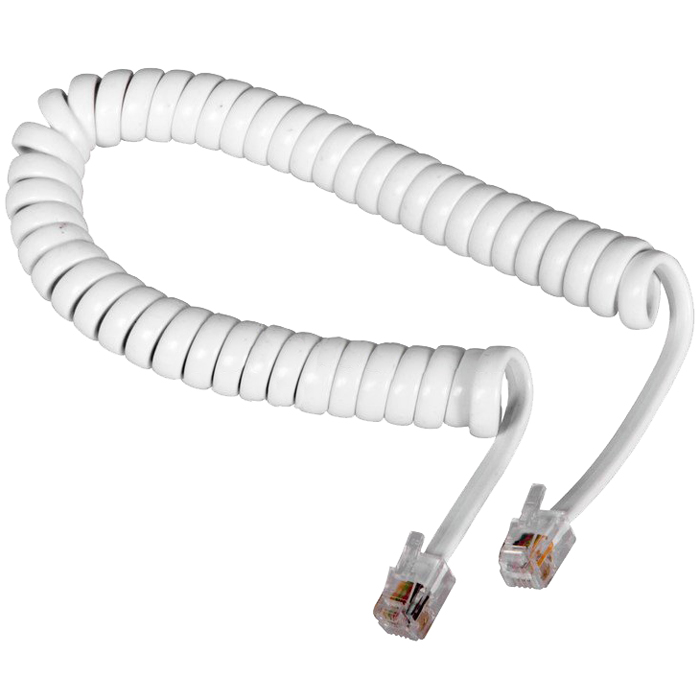 Кабель REXANT 18-2021, RJ-10-RJ-10, 2 м, белый